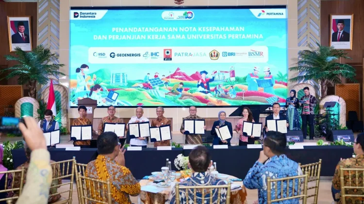 PF dan Universitas Pertamina Teken Kerja Sama dengan 23 Mitra, Perkuat